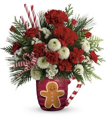 Send A Hug Winter Sips Bouquet by Teleflora from Krupp Florist, your local Belleville flower shop